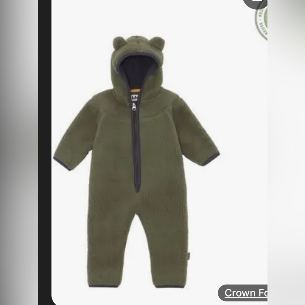 Cozy Green Kids One Piece by molo